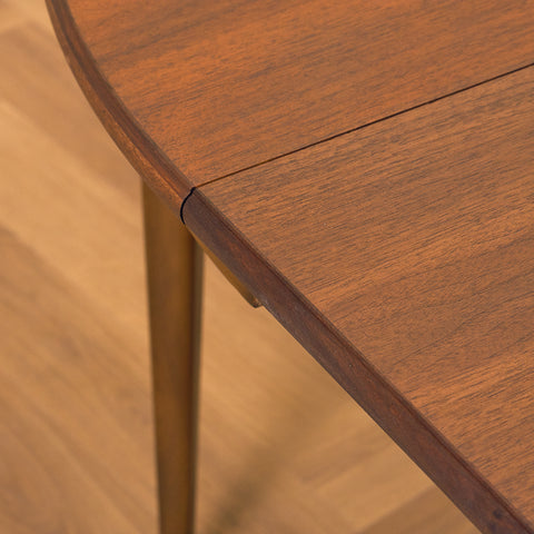 Swedish round dining table in teak by Svante Skogh, model "Vindö"