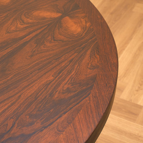 Danish oval dining table in Santos rosewood, 'model HM55' by John Mortensen for Heltborg Møbler