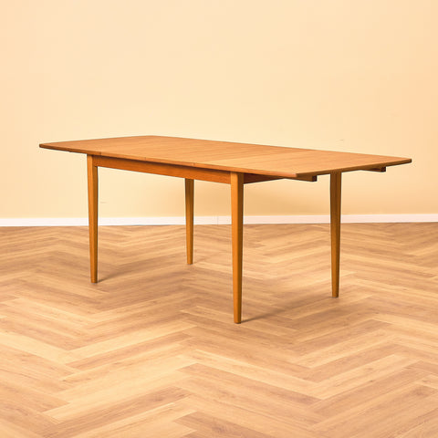 Swedish dining table in teak