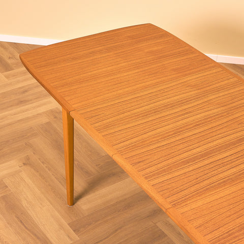 Swedish dining table in teak