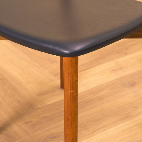 Danish dining chairs in teak by Harry Østergaard for Randers Møbelfabrik