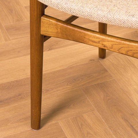 Danish dining chairs in teak and oak