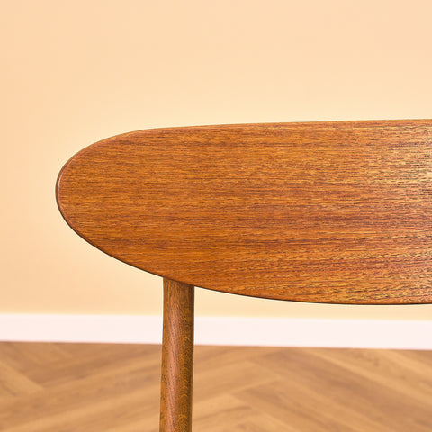 Danish dining chairs in teak and oak