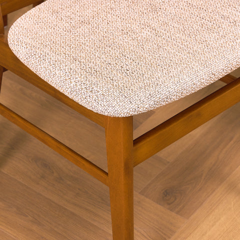 Danish dining chairs in teak & beech by Farstrup, model '210'