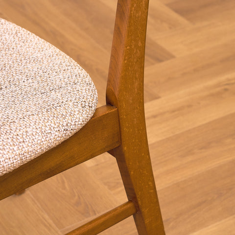 Danish dining chairs in teak & beech by Farstrup, model '210'