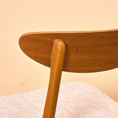 Danish dining chairs in teak & beech by Farstrup, model '210'