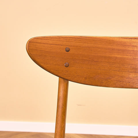 Danish dining chairs in teak & beech by Farstrup, model '210'