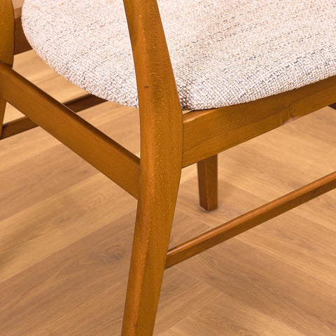 Danish dining chairs in teak & beech by Farstrup, model '210'