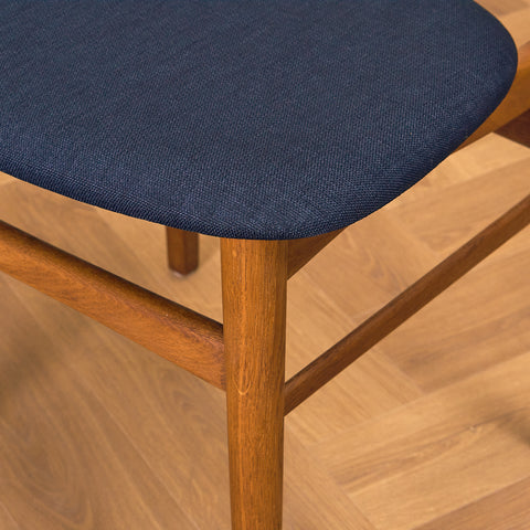 Danish dining chairs in teak & oak
