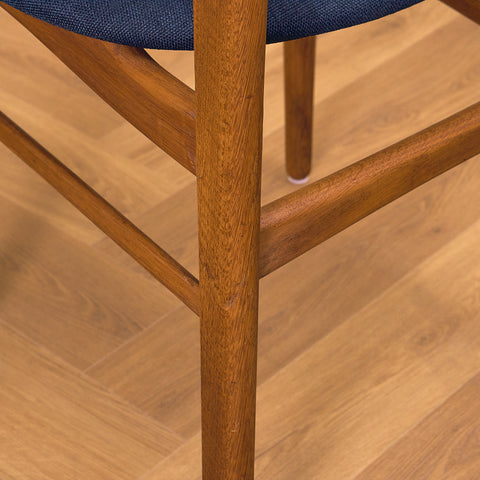 Danish dining chairs in teak & oak