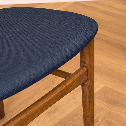 Danish dining chairs in teak & oak