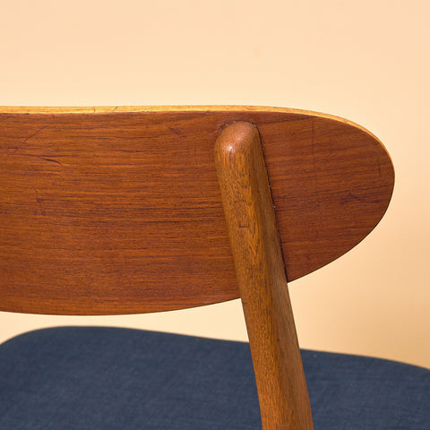 Danish dining chairs in teak & oak