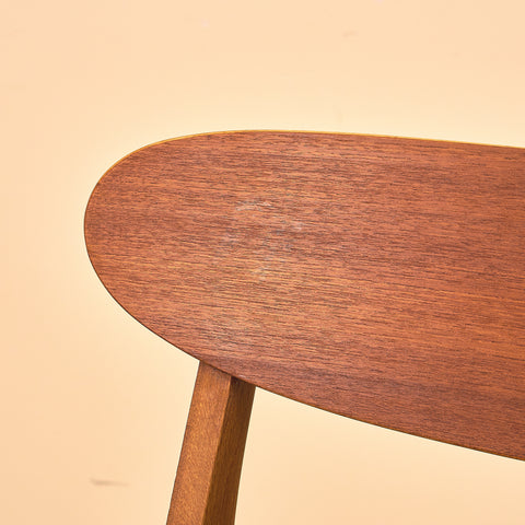 Danish dining chairs in teak & oak