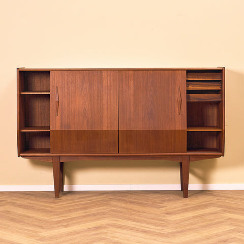 Danish highboard in teak