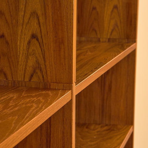 Swedish shelving system / bookshelf in teak
