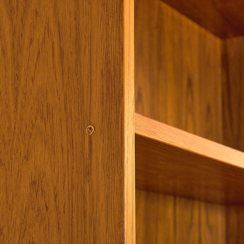 Swedish shelving system / bookshelf in teak