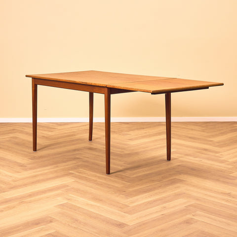 Danish rectangular dining table in teak