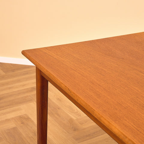 Danish rectangular dining table in teak