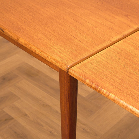 Danish rectangular dining table in teak