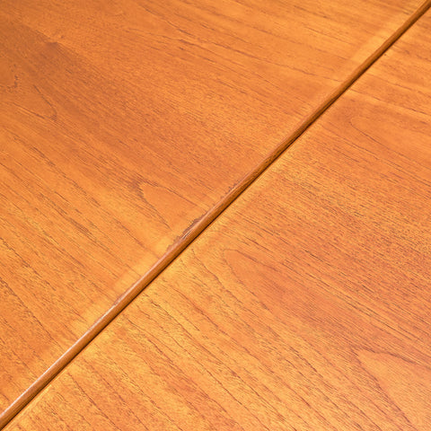 Danish rectangular dining table in teak