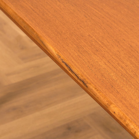 Danish rectangular dining table in teak