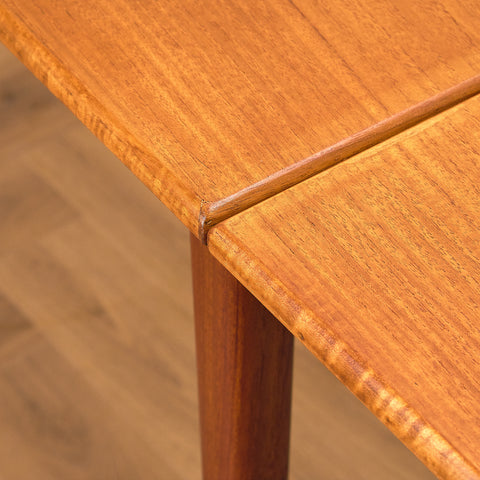 Danish rectangular dining table in teak