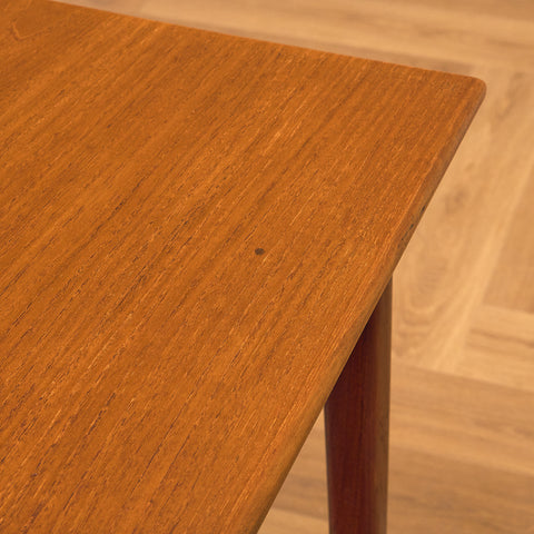 Danish rectangular dining table in teak