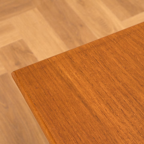 Danish rectangular dining table in teak