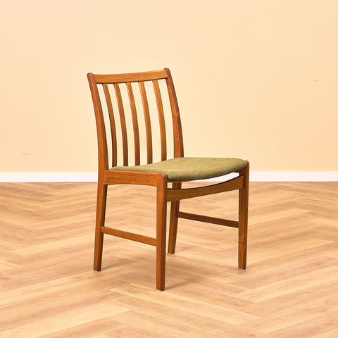 Danish dining chairs in teak
