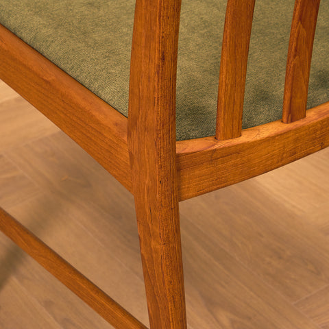 Danish dining chairs in teak