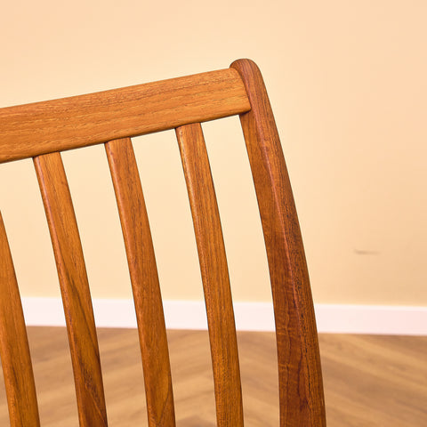 Danish dining chairs in teak