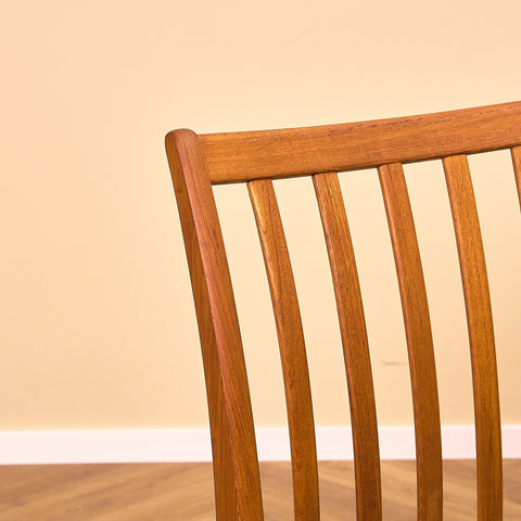 Danish dining chairs in teak
