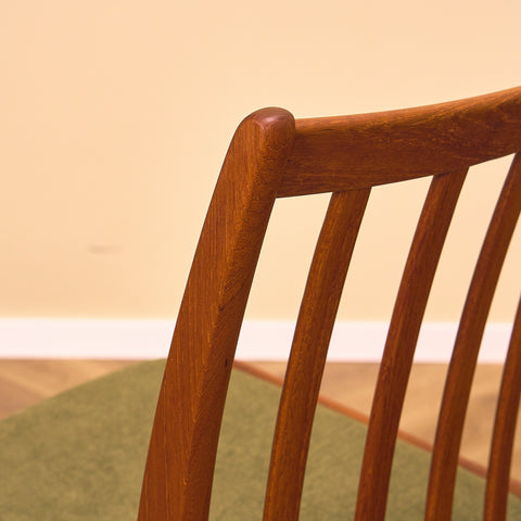 Danish dining chairs in teak