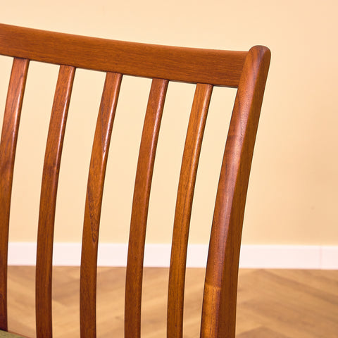 Danish dining chairs in teak