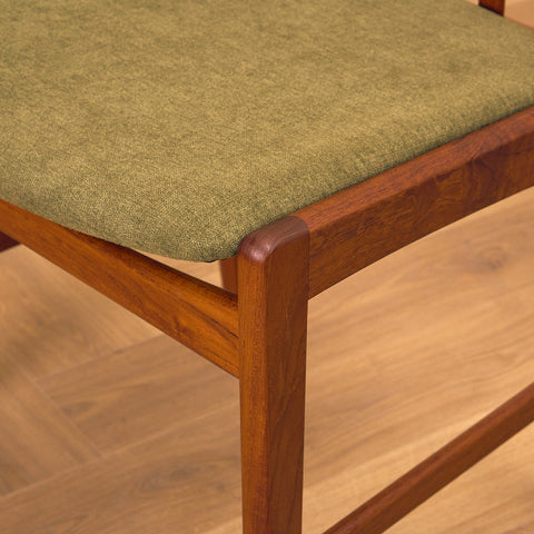 Danish dining chairs in teak