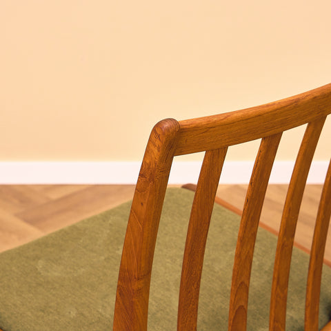 Danish dining chairs in teak