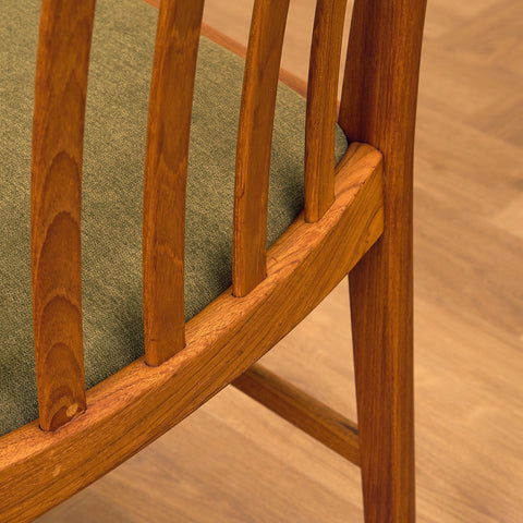 Danish dining chairs in teak