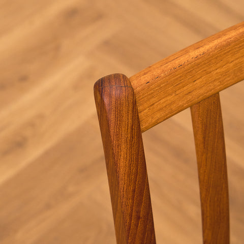 Danish dining chairs in teak