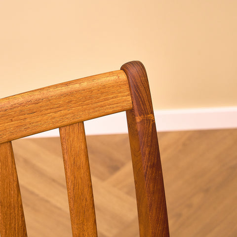 Danish dining chairs in teak