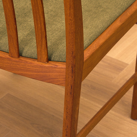 Danish dining chairs in teak
