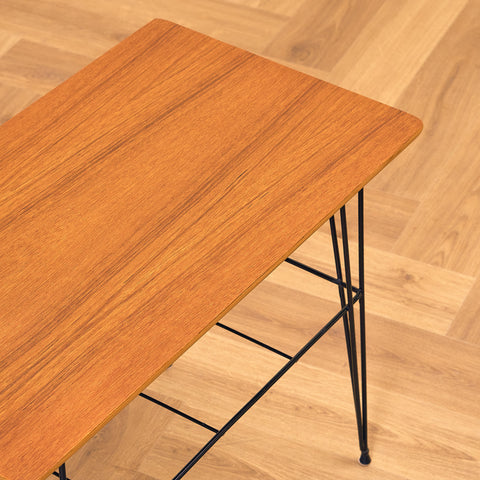 Swedish side table in teak