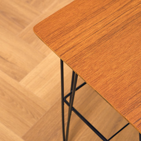 Swedish side table in teak