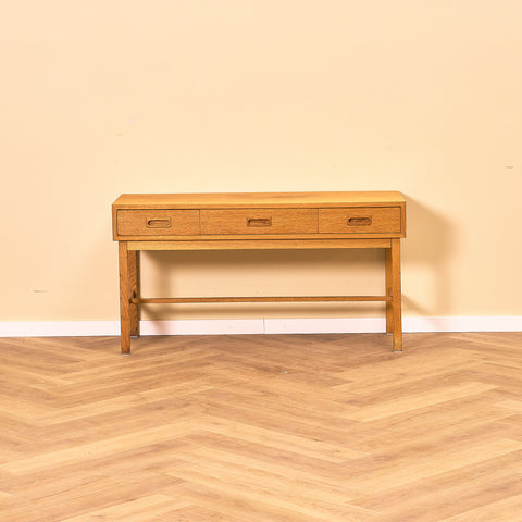 Swedish side table in oak