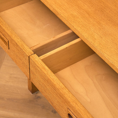 Swedish side table in oak