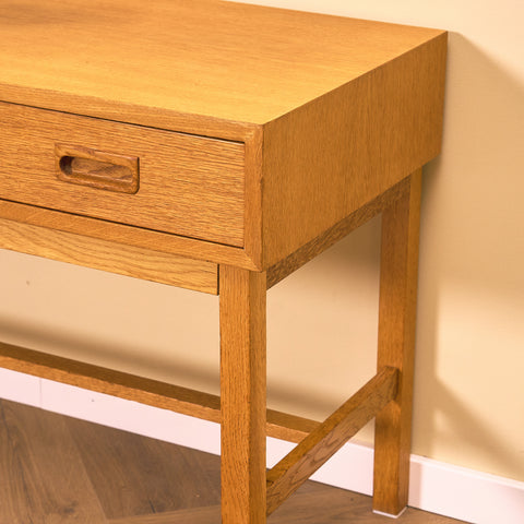 Swedish side table in oak