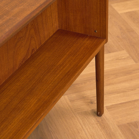 Danish writing desk in teak by Gunnar Nielsen Tibergaard