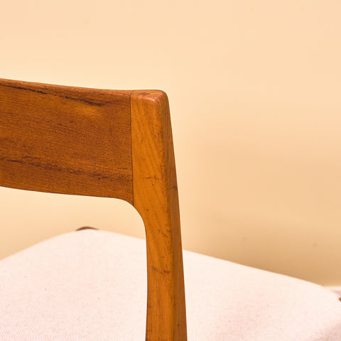 Swedish dining chairs in teak by Svegards Markaryd