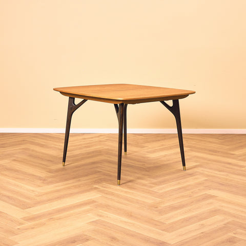 Swedish dining table in teak