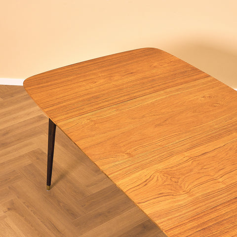 Swedish dining table in teak