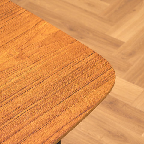 Swedish dining table in teak